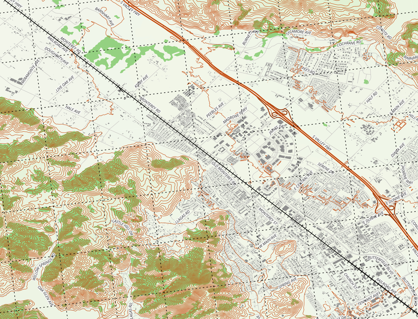 Saratoga Map Sample