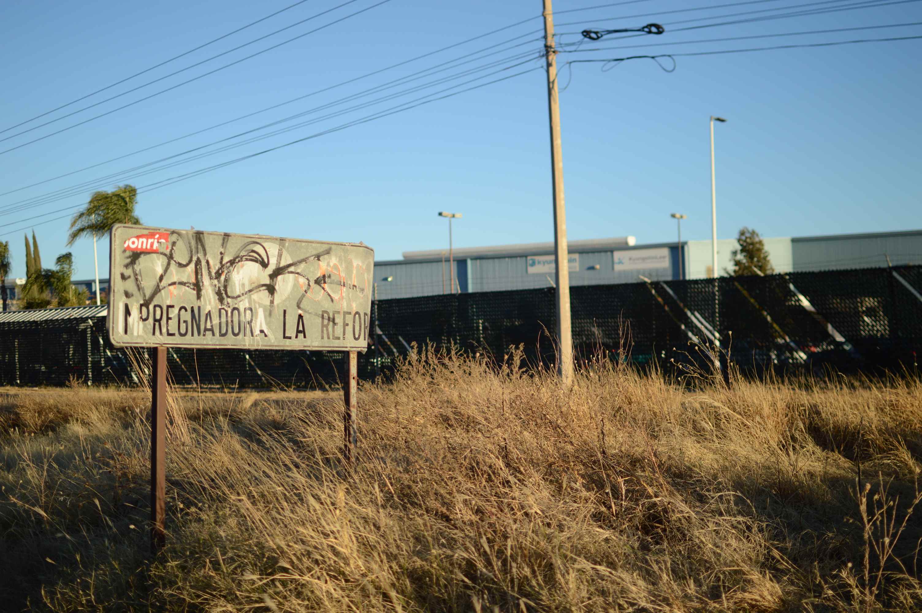 Old railroad signage